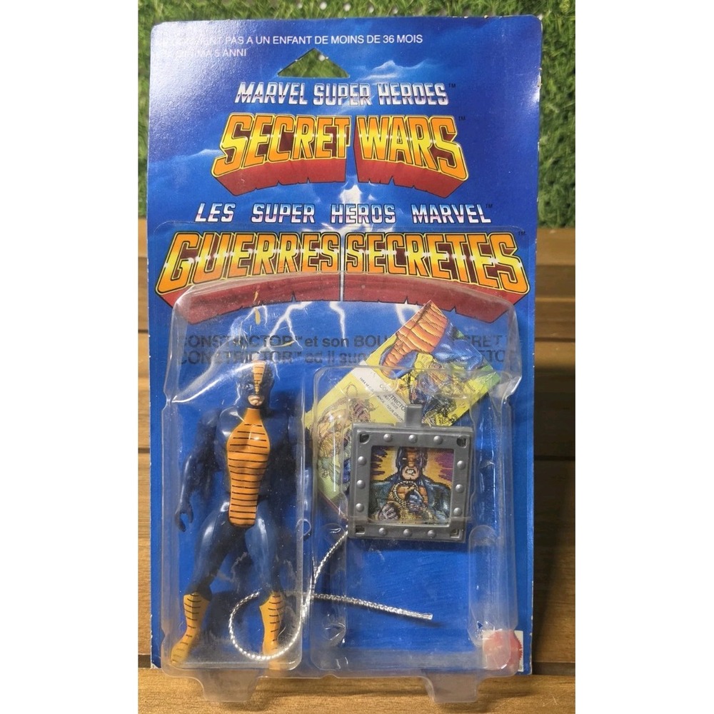 RARE 1984 MATTEL MARVEL SUPER HEROES SECRET WARS CONSTRICTOR ACTION FIGRUE NEW